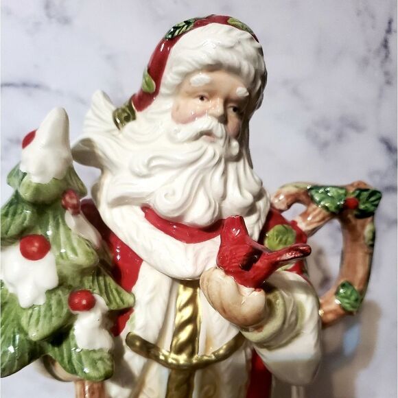 NIB Porcelain Santa Teapot - Picture 5 of 7